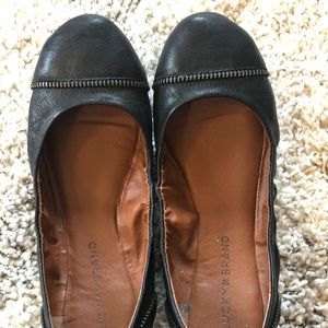 Lucky brand black ballet flats